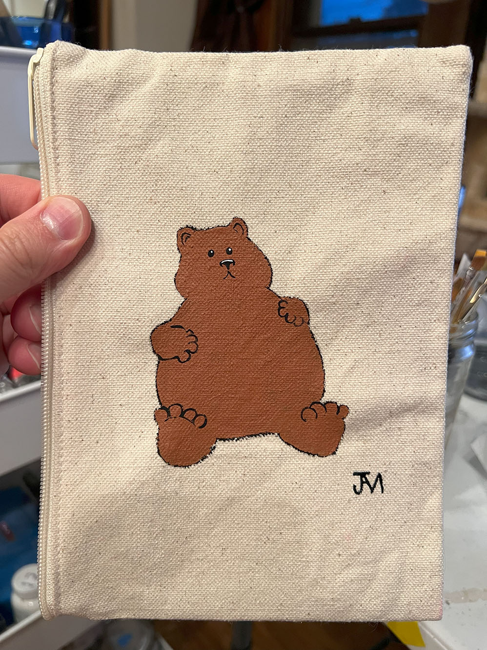 bear pouch front