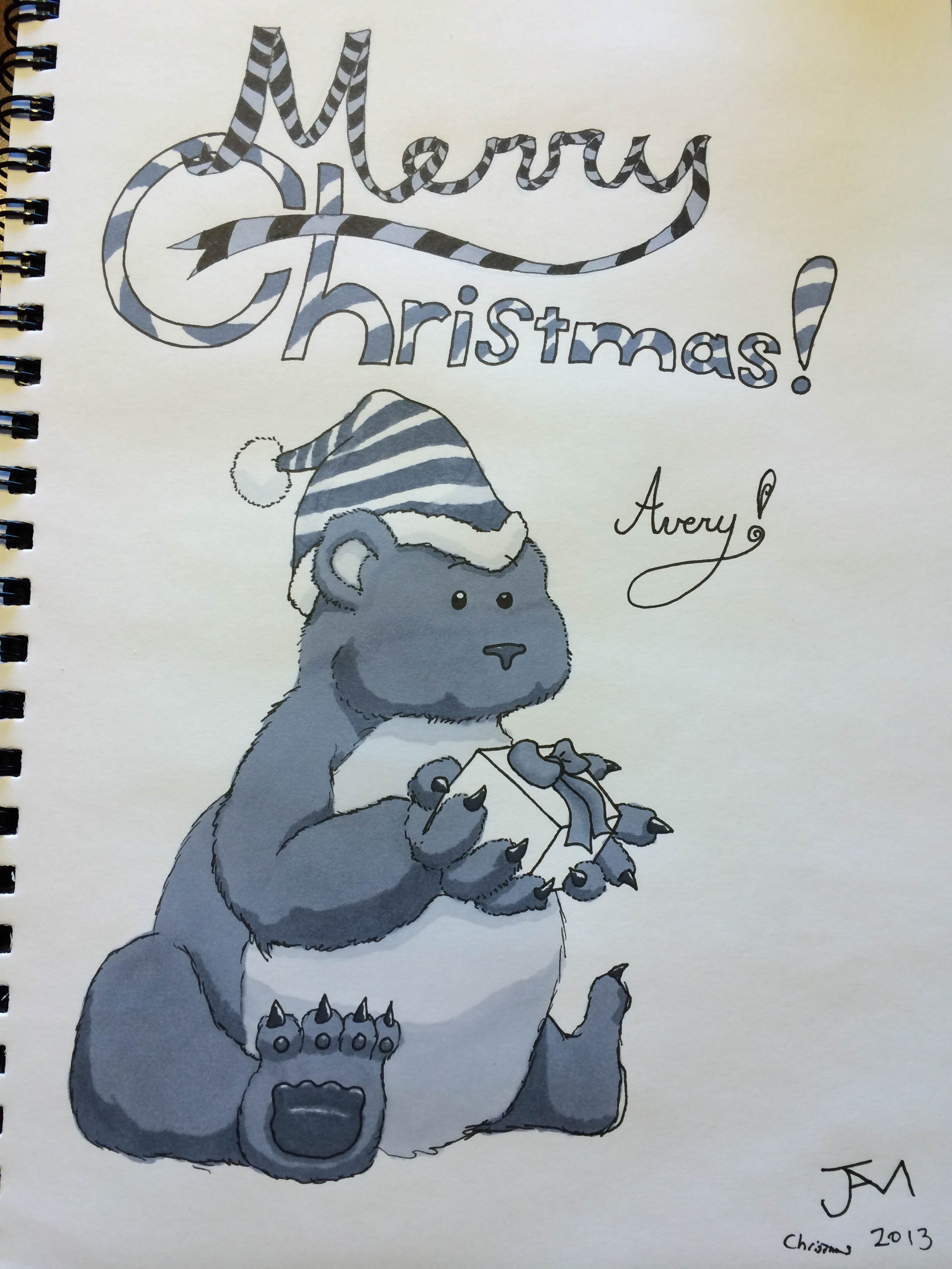 Christmas drawing